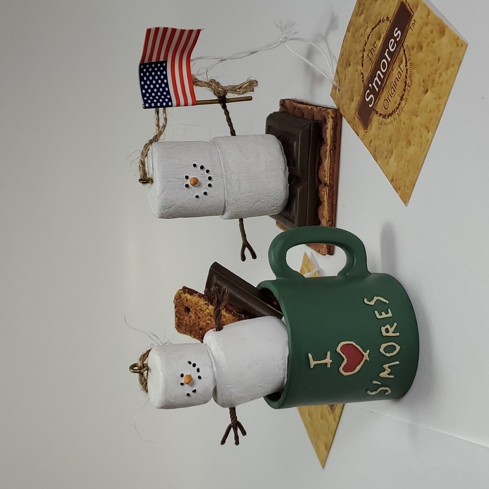 "The Original S'mores" Christmas Ornaments, set of 2